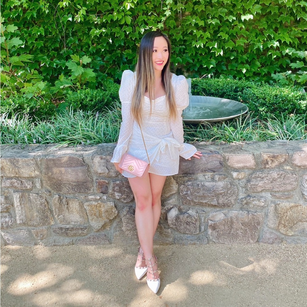 Eggie Garden Eyelet White Dress | Size S